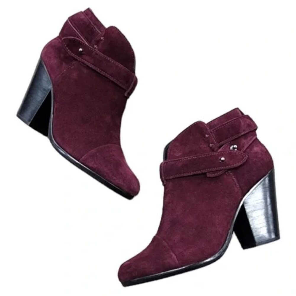 Rag and Bone Harrow Boot Bootie Oxblood 6.5